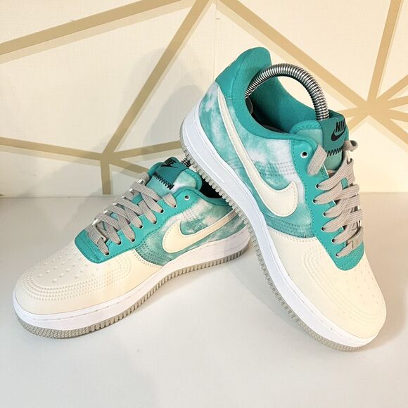 Nike By You Air Force 1 Low 'Cozi' Teal DN4164-991 Sz W 8/M 6 Shoes- Worn once - Picture 2 of 14